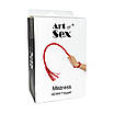 Батіг з екошкіри Art of Sex - Mistress, червоний, фото 5