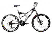 Двопідвісний велосипед McKenzie MTB Fun Sportline 26" L сірий Б/В