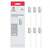Насадка для электрической зубной щетки Oclean P1C1 W06 Professional Clean Brush Head White (6 шт)