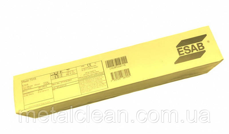 Електроди зварювальні Weld 7018 ESAB Ø3,2 (пачка 5.2 кг)