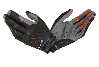 Рукавички для фітнесу MadMax MXG-103 X Gloves Black/Grey S