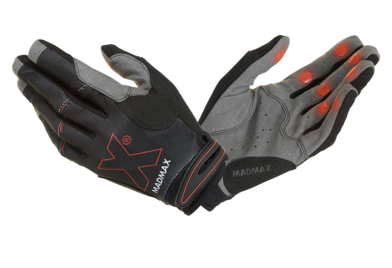 Рукавички для фітнесу MadMax MXG-103 X Gloves Black/Grey XXL