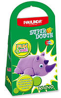 PAULINDA Маса для ліплення Super Dough Fun4one Носоріг (рухливі очі)