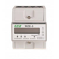 Лічильник електроенергії WZE-3 80А 380В на DIN-рейку F&F