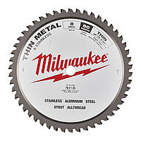 Диск пиляльний по металу MILWAUKEE, Ø203х15,8мм, 50 зуб.