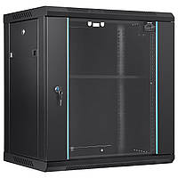 Сетевой серверный шкаф VEVOR 12U для настенного монтажа, глубина 15,5", корпус для серверной стойки, около 91