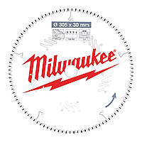 Диск пиляльний MILWAUKEE, Ø305x30мм, 100 зуб.