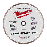 Диск алмазний Steelhead 350 MILWAUKEE, Ø350мм, по металу