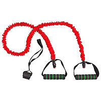 Еспандер плечовий трубчастий із ручками в захисному рукаві 1478-1 навантаження 9 кг