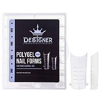 Верхние формы для наращивания ногтей Designer Pipe Nail Forms, Арочный квадрат, 120 шт