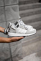 Adidas Marathon Tech Grey White 2 кроссовки и кеды высокое качество Размер 37