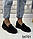 Туфлі жіночі на високій підошві, шкіряні туфлі на танкетці, туфлі жіночі, фото 6