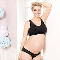 Топ для беременных бесшовный ANITA Soft & Seamless 5197 (чёрный)