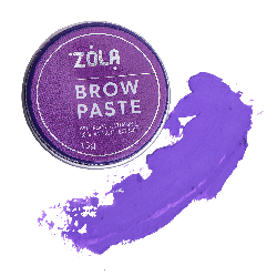 Паста для брів контурна Zolа 15 г, фіолетова