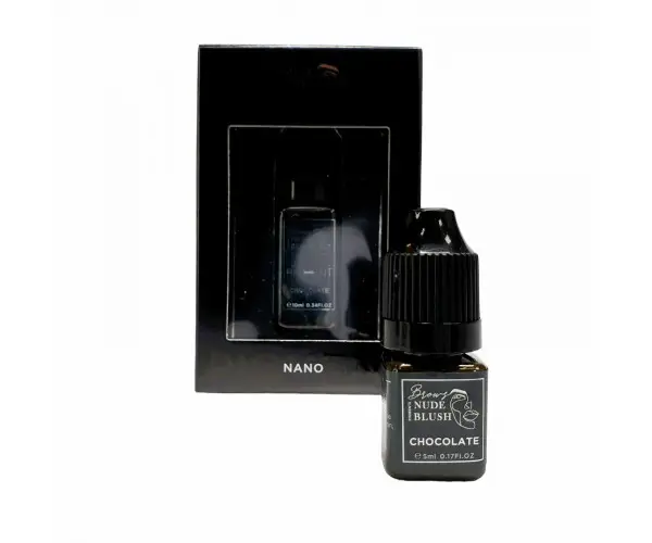 Пігмент Nude Blush Brows Nano Pigment Chocolate для перманентного макіяжу, 5 мл