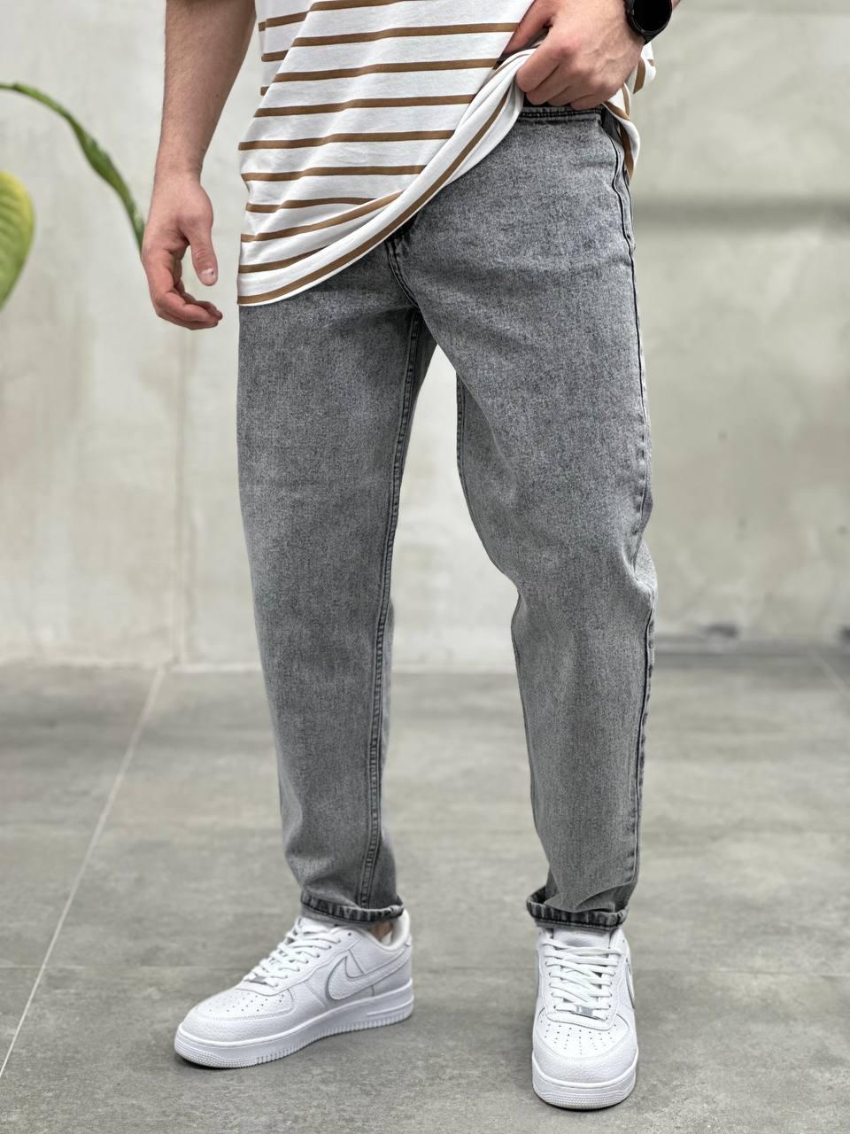 Джинси чоловічі демисезонні МОМ | Чоловічі джинси мом весняні осінні ЛЮКС якості, фото 1