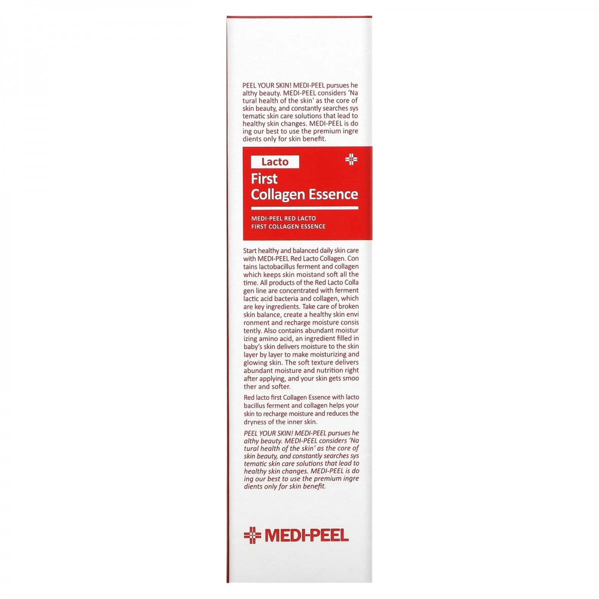 Есенція киснева для обличчя з лактобактеріями Medi Peel Red Lacto First Collagen Essence, 140 мл