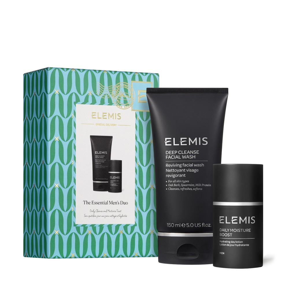 Набір чоловічий для щоденного очищення та зволоження обличчя ELEMIS Kit: The Essential Men’s Duo