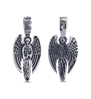 Срібний кулон "Ангел-охоронець Михайл"