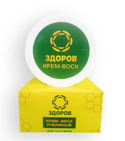 Здоров - Крем-віск бджолиний від болю в суглобах