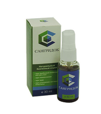 Сангрідок - Спрей від грибка ступні