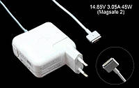 Блок питания для ноутбука Apple 14.85v 3.05a 45w MagSafe 2 (Как оригинал) 1 день гар.