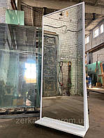 Напольное передвижное большое зеркало в тонкой раме на колесах 180х80 см Код/Артикул 178