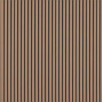 Декоративные рейки для стен Лесной Орех Капучино WPC 160*3000*23мм 3Д панели стеновые вертикальные композит