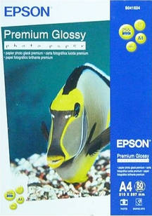 Epson A4 Premium Glossy Photo Paper, 50л.