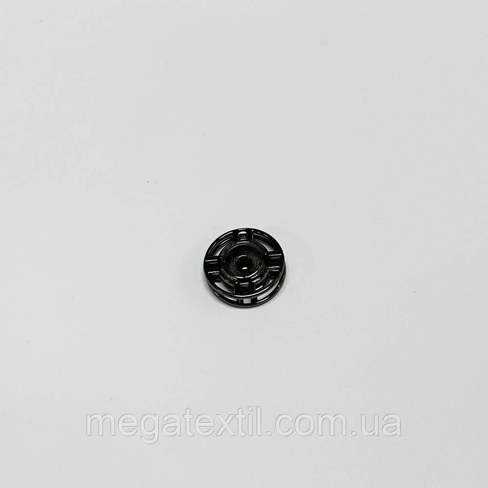 Кнопка 2 частини 18 мм темний нікель (56281.004)
