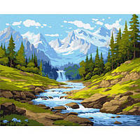 Картина по номерам "Ручей в горах" 40х50 см [tsi235630-TSI]