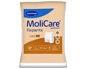 Еластичні штанці для фіксації прокладок MOLICARE PREMIUM FIXPANTS подовжені 5 ШТ L