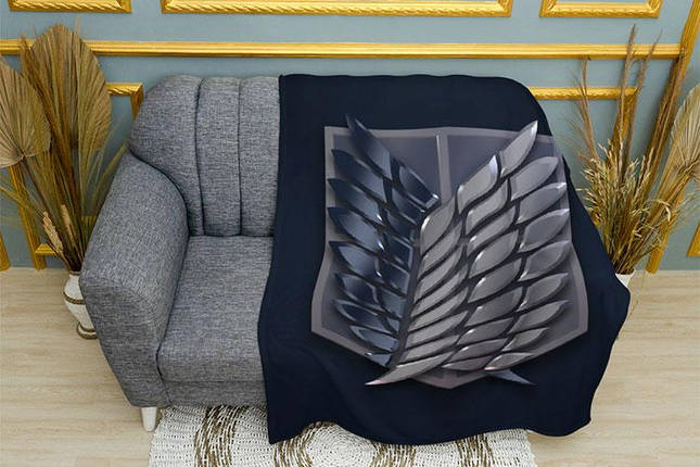 Плед «Атака Титанів. Лого. Attack on Titan. Logo», фото 1