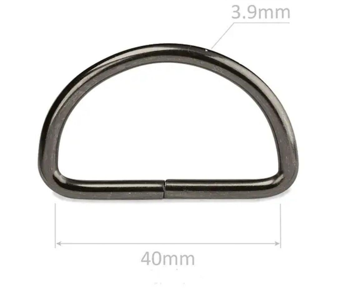 Півкільце 40мм х 24мм х 3,90мм Блек нікель