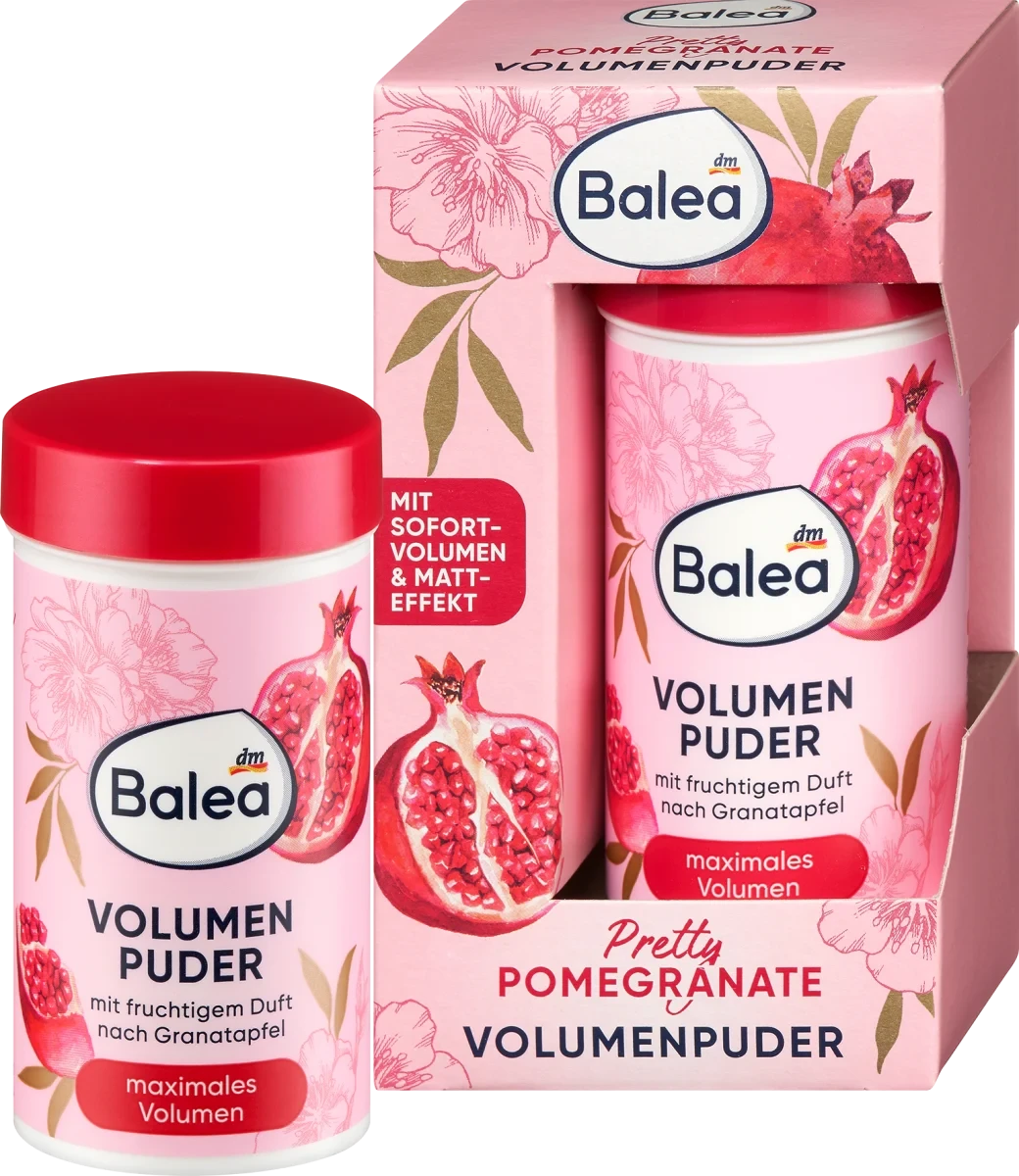 Пудра для об'єму Balea Volumen Puder Pretty Pomegranate, 10 гр