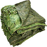 Маскувальна сітка 5х7м двостороння подвійна весна літо "Зелений камуфляж №1 / №3", фото 6