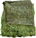 Маскувальна сітка 5х7м двостороння подвійна весна літо "Зелений камуфляж №1 / №3", фото 7