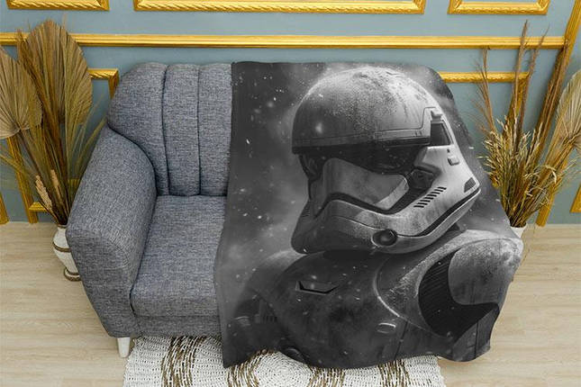 Плед «Зоряні війни. Black and white stormtroopers. Star Wars», фото 1