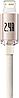 Кабель зарядный Baseus USB - Lightning Crystal Shine Series 2.4A 1.2 м Pink (CAJY001104), фото 3