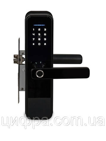 Біометричний замок Trinix TRL-5305BTF Black, фото 1