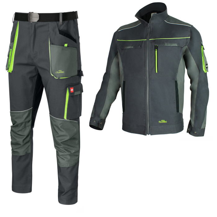 Костюм робочий куртка та штани, спецодяг комплект захисний, робоча спецівка чоловіча, польша, фото 1