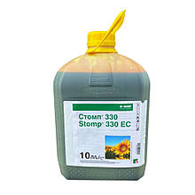 Гербіцид Стомп 10л для кукурудзи, соняшника, картоплі, сої, гороху, цибулі, моркви, томатів, петрушки