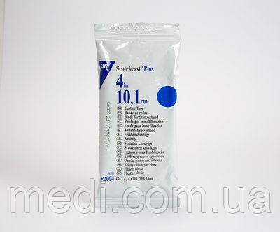 Скотчкаст плюс, іммобілізаційний бинт 10,1 см*3,6м, синій 3М 82004B