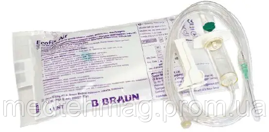 Система для внутрішньовенних інфузій Ecofix Air (для гравітаційних інфузій 50 шт./упаковка B. Braun
