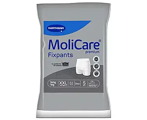 Еластичні штанці для фіксації прокладок MOLICARE PREMIUM FIXPANTS подовжені 5 ШТ XXL