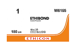 Ethibond Excel 1, без голки, зелений,180 см, Ethicon W6155