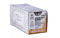 Ethibond Excel 4-0 колюче-ріжуча Tapercut 2х17, 1/2 кола, зелений 90см, Ethicon W6935