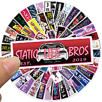 Наклейки JDM автотема Японії стікери для ноутбука, стікербомбінг 10шт