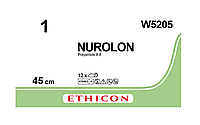 Нуролон (Nurolon) 1, без голки, довжина 17 *45 см, чорний Ethicon W5205