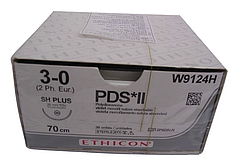 ПДС-ІІ 3-0 колюча модифікована Taper Point 26 мм, 1/2кола, фіолетовий 70см, Ethicon W9124H